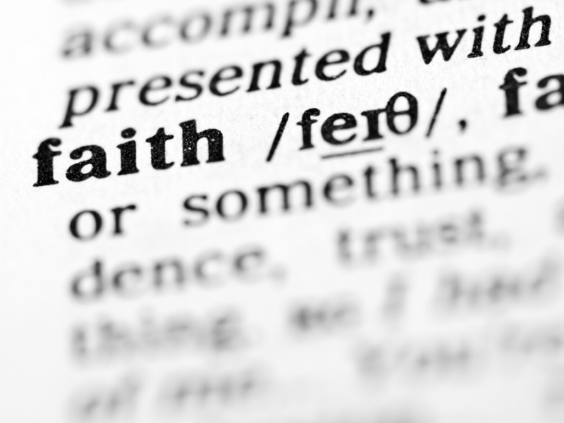 by faith, (Just Do&nbsp;It.)